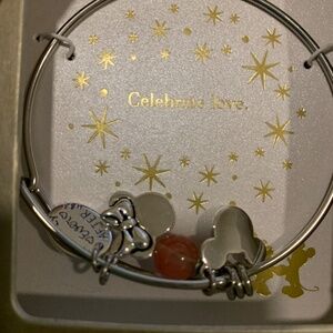 NEW Women Alex and Ani Disney themed bracelet - Mickey and Minnie charms